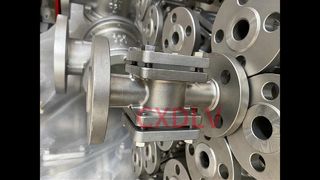 Mirilla con bridas y conexión ANSI150LB de vidrio de borosilicato