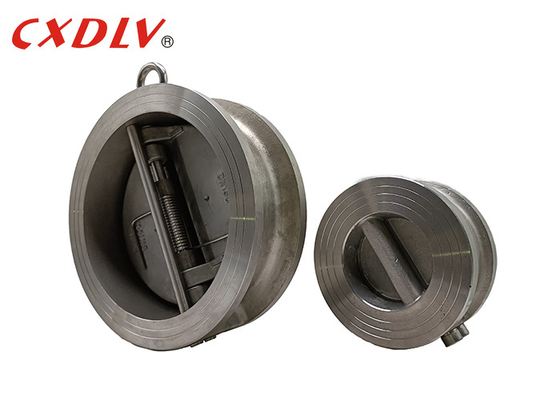 Estruendo suave dual PN16 del metal de Seat EPDM del acero inoxidable de la válvula de control de la placa de la oblea de H77X-150LB
