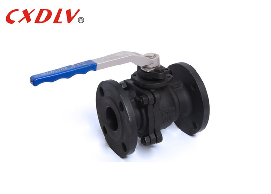 Válvula de bola con brida DIN PN16 WCB 2PC Acero inoxidable