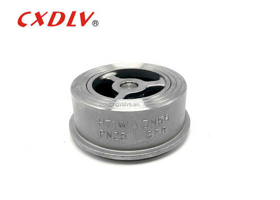 Válvula de retención de placa tipo wafer personalizada SS316 SS304 WCB