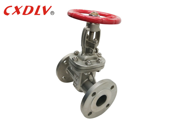 Valvula de puerta de tipo RF de acero inoxidable ANSI 150LB de puerto completo abrochado CF8/CF8M