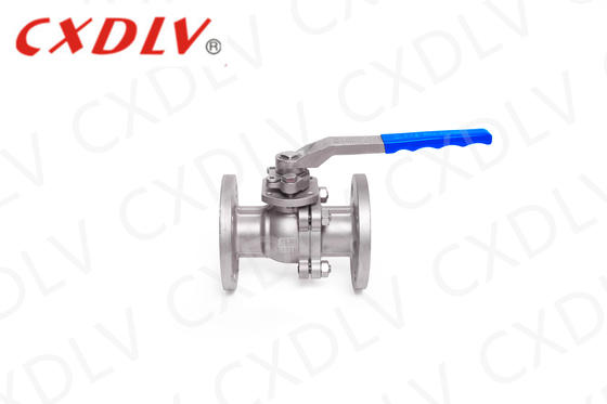 CF8 válvula de bolas con flancos con material de asiento de RPTFE o Develon para aceite y otros fluidos
