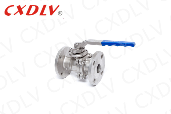 CF8 válvula de bolas con brida para aceite y otros fluidos