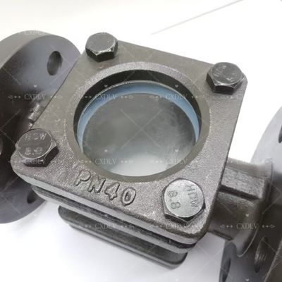 Vidrio visor con flanges conforme a la norma ASTM B16.34 para alta presión industrial con vidrio templado para el flujo de GLP