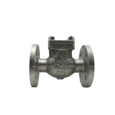 Válvula de retención industrial con bridas para una gestión precisa y fluida del flujo
