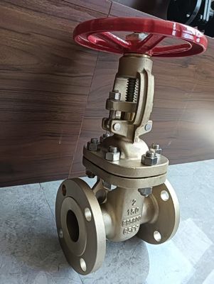 Válvula de puerta de rueda de mano con extremos de brida CF8M de acero inoxidable de 150LB para control de fluidos y operación fácil