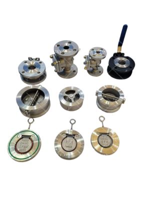 CF8M Flap Check Valve Factory Venta directa de válvula de control de doble placa de acero inoxidable de alta calidad Plata OEM estándar General