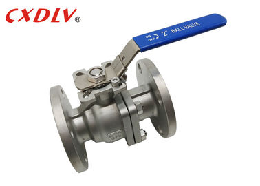 150LB 2'' válvula de bolas de flanco de acero inoxidable CF8 CF8M válvula de bolas de acero inoxidable