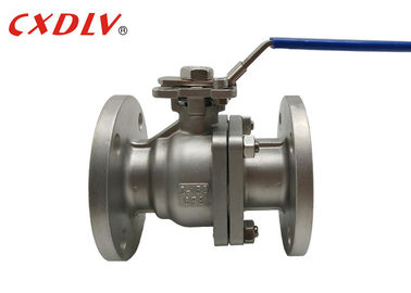 Clasifique el acero inoxidable de 150LB CF8 ensanchó vávula de bola 2 pulgadas que actúan por la manija