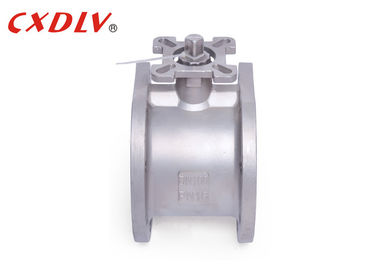 Oblea de Q71F válvula del modelo de Italia del acero de carbono de la vávula de bola de acero inoxidable de 3 pulgadas