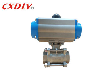 Válvula de control neumático bidireccional del acero inoxidable 304 con el actuador para el agua