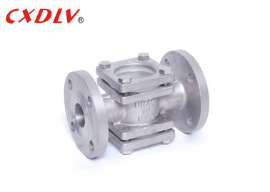 150LB RF Válvula de vidrio de visión con flanco Indicador de flujo con ventana de vidrio doble