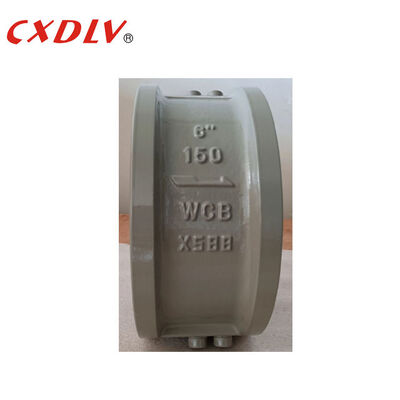 WCB Cuerpo de asiento de metal de placas dobles Wafer válvula de verificación de no retorno válvulas 150LB conexión
