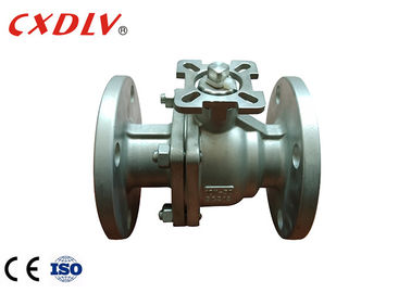 Válvula de bola de acero inoxidable con material del cuerpo CF8 CF8M WCB
