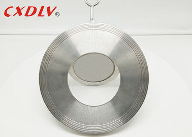 CF8 SS escogen vida útil larga del tipo de valor devuelto de la pulgada de la válvula de control de oscilación del disco DN125 no