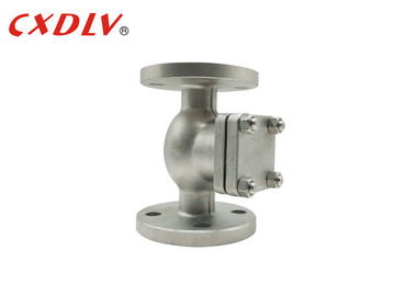 Válvula de control horizontal horizontal de oscilación del acero inoxidable de 6 pulgadas