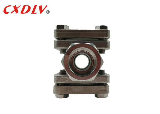 Extremos del tornillo del indicador del flujo del vidrio de vista del bastidor de inversión