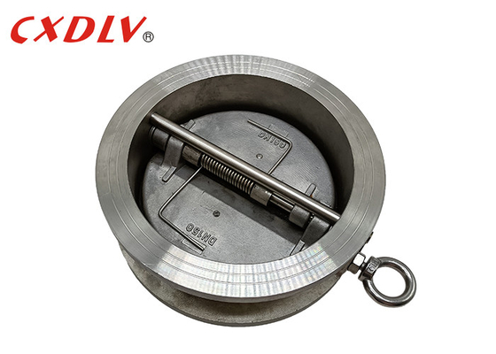 Tipo puerta doble de la oblea de DN150 EPDM Seat del disco del tubo dual de la placa de la válvula de control
