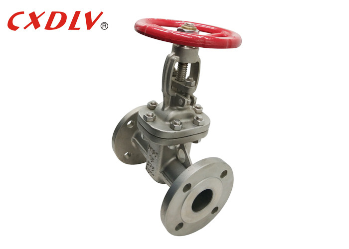 Valvula de puerta de tipo RF de acero inoxidable ANSI 150LB de puerto completo abrochado CF8/CF8M