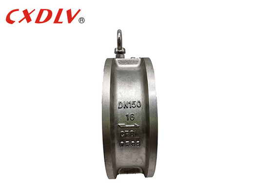 Arrastre el tipo oscilación dual PN16 de acero inoxidable de la oblea de la válvula de control de la placa