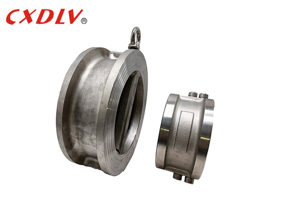Tipo puerta doble de la oblea de DN150 EPDM Seat del disco del tubo dual de la placa de la válvula de control