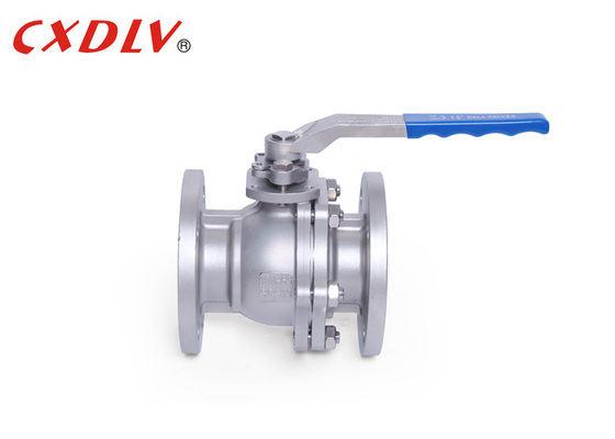 Válvula de bola de acero inoxidable fundido a la cera perdida con asiento de PTFE y cuerpo de WCB para entornos de alta temperatura