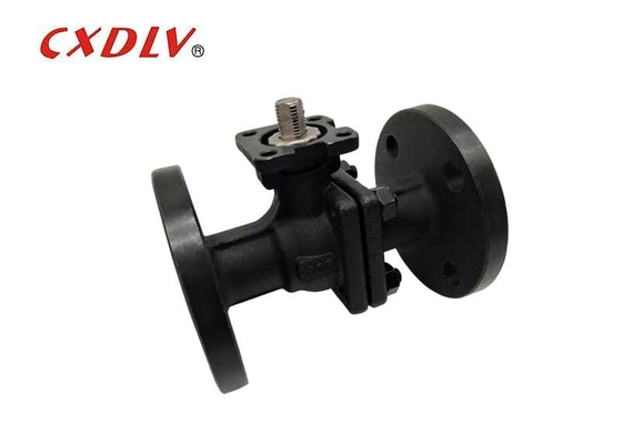 WCB 2 Pcs manual de acero inoxidable de fundición de válvula de bola de acero con almohadilla de montaje