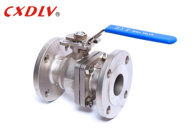 Clasifique el acero inoxidable de 150LB CF8 ensanchó vávula de bola 2 pulgadas que actúan por la manija