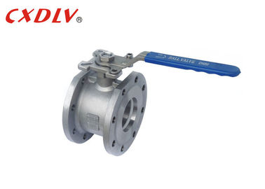 Alta oblea de la plataforma CF8 SS304 DN50 Italia vávula de bola de 1 pedazo que conduce por los actuadores