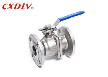 Válvula de control partida del cuerpo de la vávula de bola de flotación del reborde del doble del RF CF8 CF8M WCB