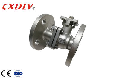 Válvula de bola de acero inoxidable estándar GB CF8 / CF8M Material de la bola
