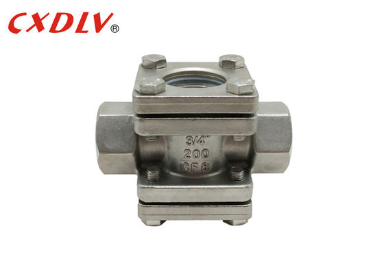 Extremos del tornillo del indicador del flujo del vidrio de vista del bastidor de inversión