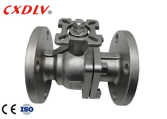CF3M ANSI150 válvula de bola de acero inoxidable 2 piezas con puerto completo con ISO5211 TOP