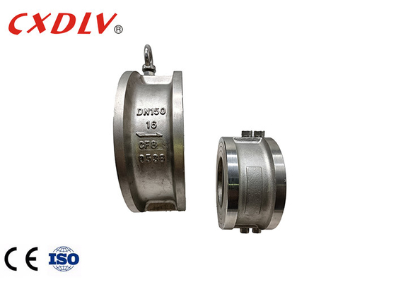 Cuerpo no de vuelta dual CF8 DN600 de la válvula de control de la oblea de la placa de DIN3202 PN16